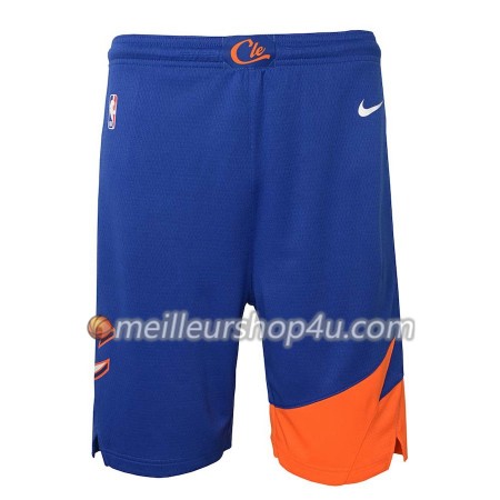 Homme NBA Cleveland Cavaliers Shorts Royal 2018-19 Nike Swingman